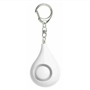SafeSound Personal Alarm Keychain 125DB Self Defense Safety White NWT